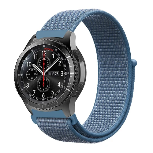 Cape blue Gear s3 22 мм ремешок для samsung galaxy watch 46 мм 42 мм ремешок для часов gear s2 20 мм спортивный нейлоновый amazfit gtr huawei аксессуары для часов - Цвет ремешка: Cape blue