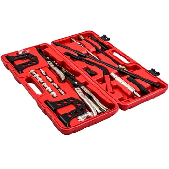 

Pro Cylinder Head Service Set 20pcs Valve Spring Compressor Removal Installer Kit