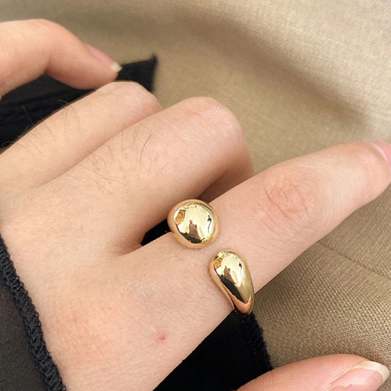 18K Gold Plated Adjustable Ring Image 2
