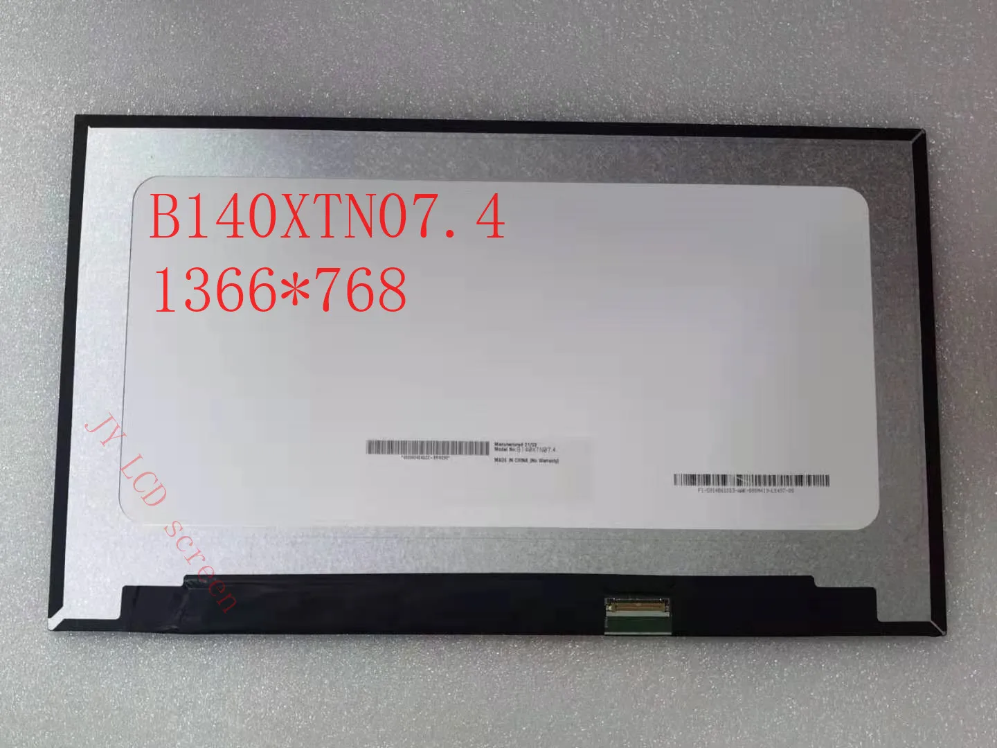 

ЖК-дисплей со светодиодным экраном 14,0 дюйма, 1366X768, B140XTN07.4, B140XTN07.5, 30-контактный тонкий экран для замены без отверстий для винтов