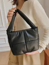  Simple Trendy Small Handbag Tote Bag Female Pu Leather Shoulder Bags for Women 2022 New Underarm Design Fashion Hand Bag Totes 