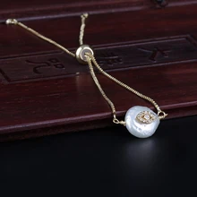 Белый прозрачный cz крошечный СГЛАЗА ЗАЩИТА Шарм пресноводный жемчуг бусины амулеты Изящные звенья браслет для женщин свадебный подарок на день рождения