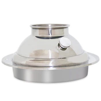 

WSFS Hot 304 Stainless Steel Ball Type Injection Port New Fan Air Outlet Ball Type Injection Port Direct Injection Vent for Exhi