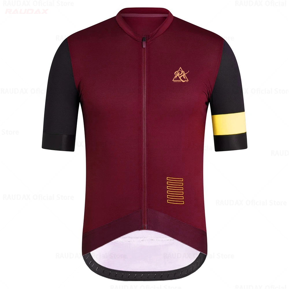 

RX Men's Clothes Wear Better Rainbow Pro Team RX Areo Cycling Jersey Short Sleeve Bicycle Clothes Summer MTB Road Bike Shirt