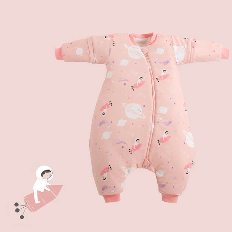 Style 1 Милый спальный мешок с героями мультфильмов для новорожденных; спальный мешок со съемным рукавом для детской коляски; Пеленальное Одеяло; постельные принадлежности; детский теплый спальный мешок - Цвет: Style 1