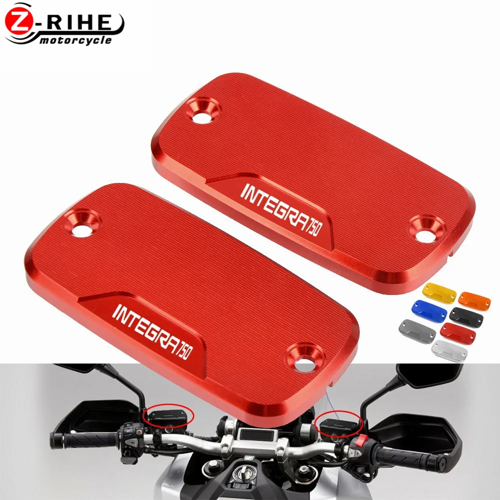 

For Honda Integra 750 Integra750 2013-2014 1 Pair Motorcycle Fluid Tank Cap Power Part Front Brake Reservoir CNC Aluminum Cover