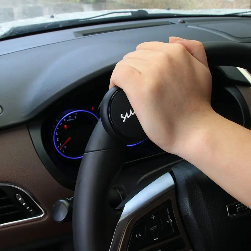 Автомобильный руль ручка для рулевого колеса Автомобильный усилитель руля мяч Нескользящая простая установка