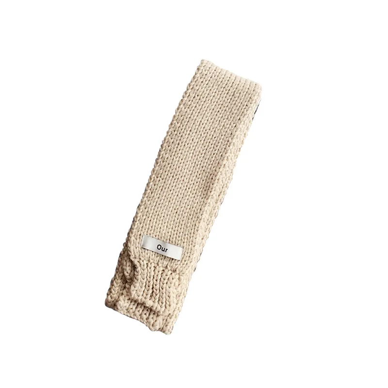 AC036Beige Женский шарф осень-зима детские шарфы Корейский дикий базовый детский шерстяной шарф мужские и женские вязаные шарфы AC036 - Цвет: AC036Beige