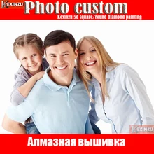 Портрет фото на заказ Алмазная картина набор вышивки крестиком 5D DIY Изображение горного хрусталя Алмазная вышивка 3D домашний свадебный Декор подарок