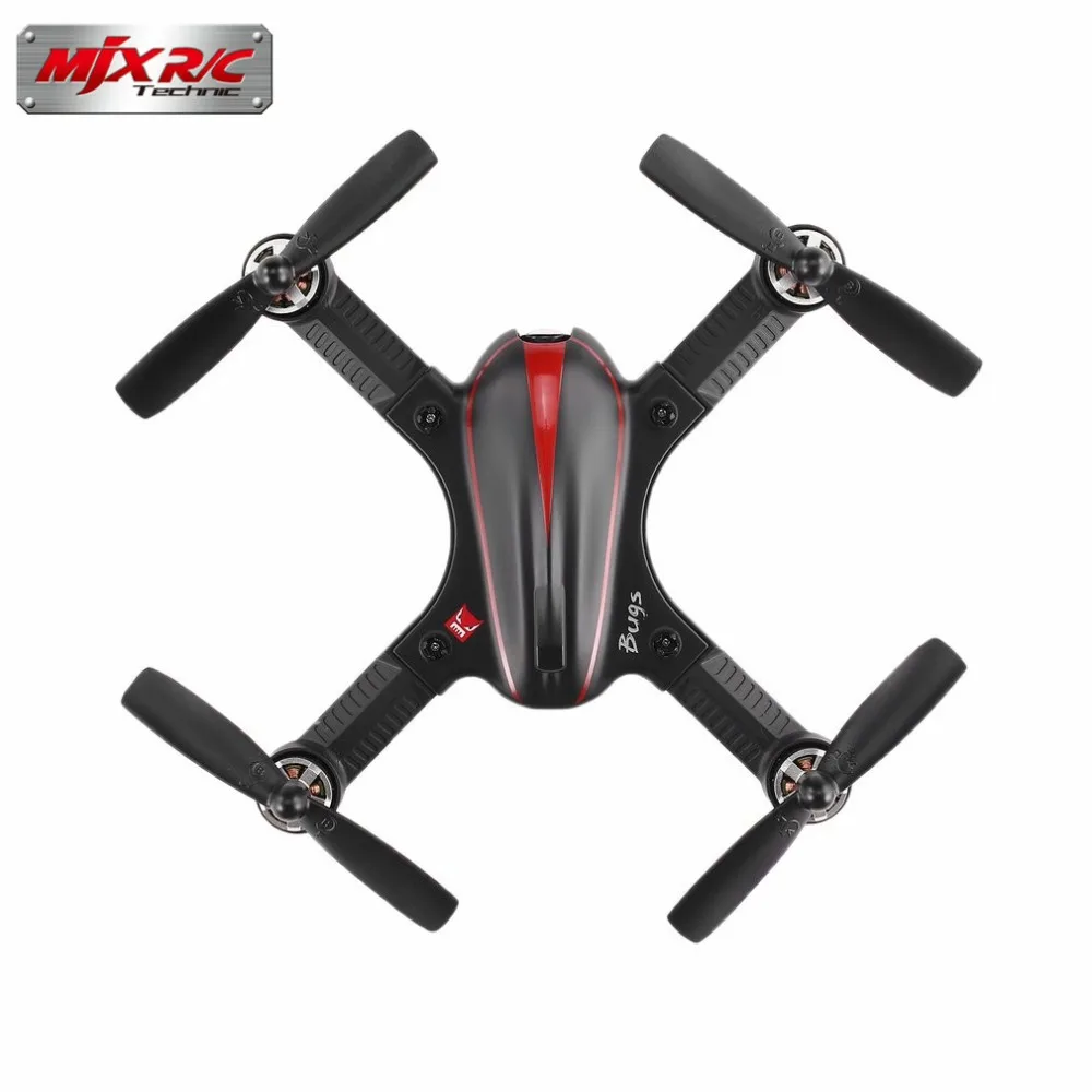 MJX B3 мини 2.4GH 4CH бесщеточный 1306 2750KV мотор Дрон угол и Acro режим флип& ролл RC Квадрокоптер с светодиодный светильник hi