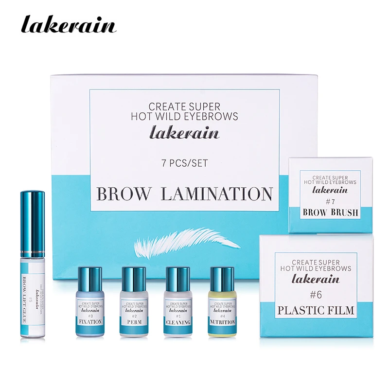 Beauty Salon And Home Semi-permanent Brow Lift Kit Eyebrow Lamination Styling Perming Setting Curling Laminationet | Красота и