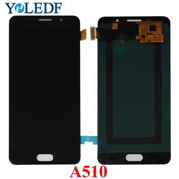 

5.2" Super AMOLED LCD For SAMSUNG Galaxy A5 2016 LCD Display A510 A510F A510M SM-A510F Touch Screen Digitizer Assembly LCD Parts