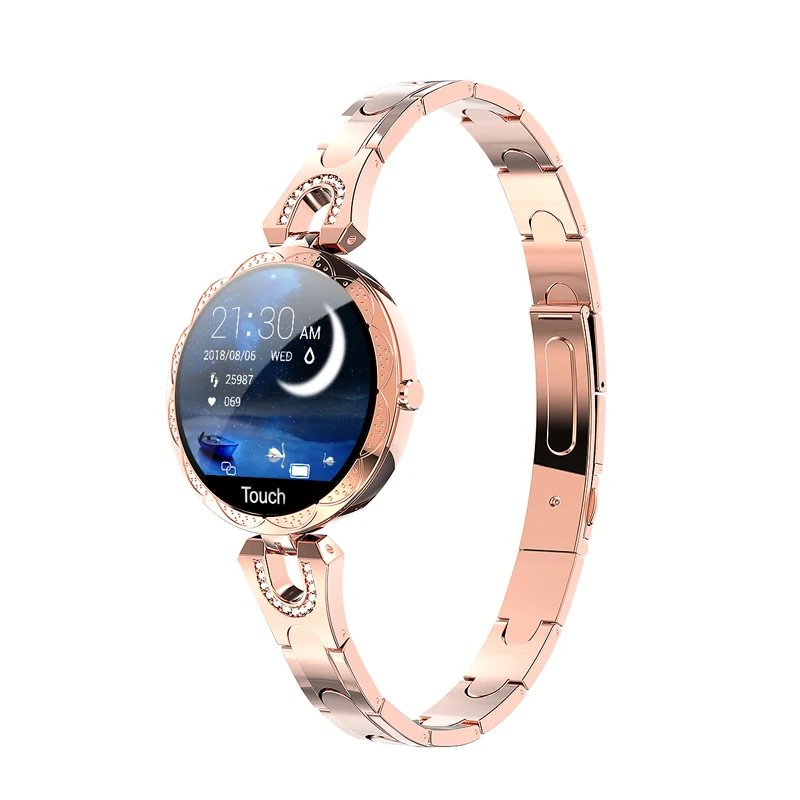 696 AK15 Woman's Smart Bracelet Heart rate Blood pressure Sleep Quality detection Pedometer IP67 Waterproof fashion Smart Watch 