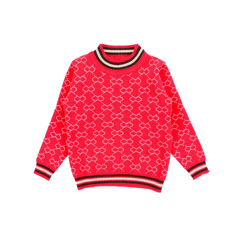 2019 Новая модная зимняя одежда для малышей свитер девочек детская плотный вязаный