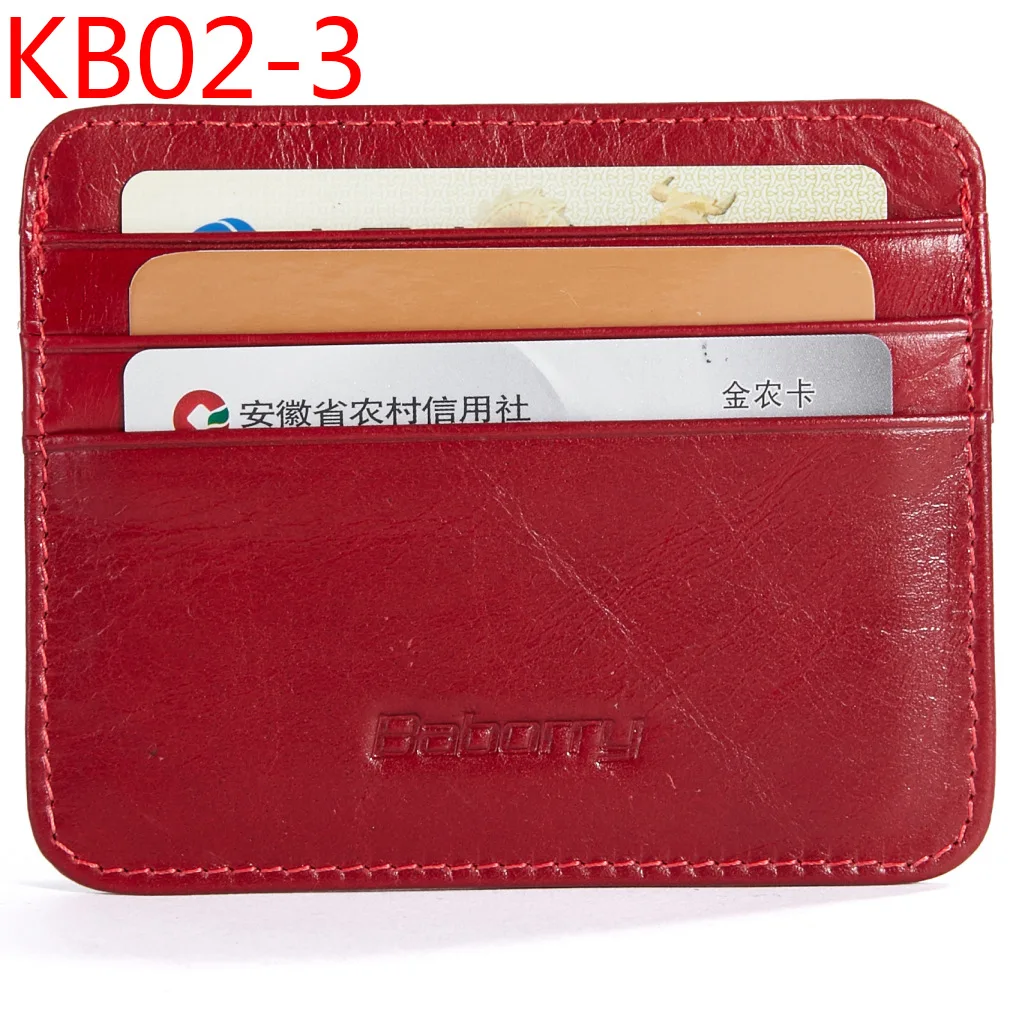 RFID кросс-граница для кожаных мужчин кошелек маленький кожаный бумажник карта посылка скорость через Amazon WISH - Цвет: red