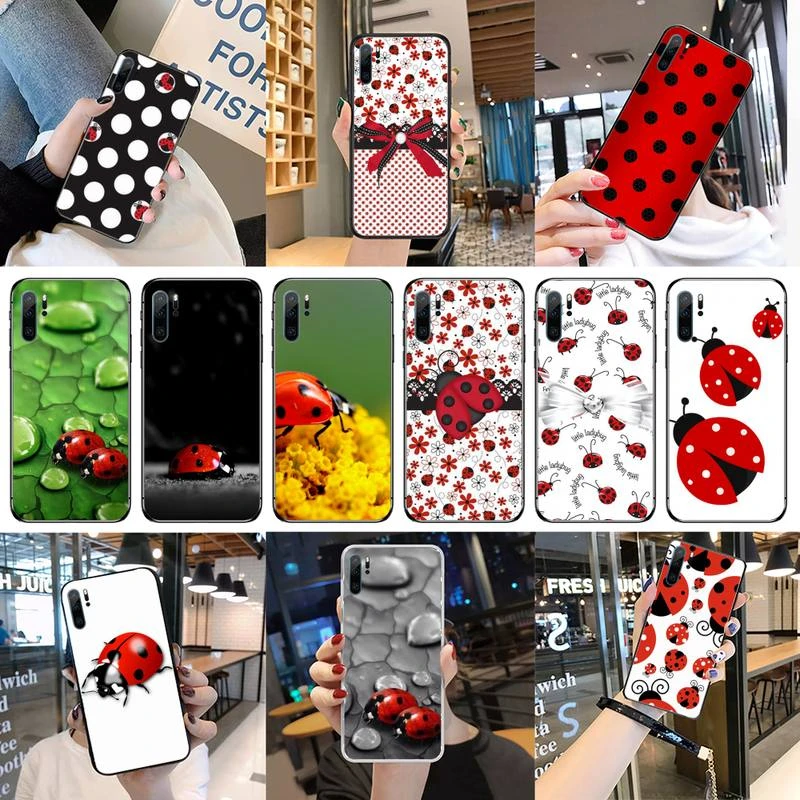 Lady Bug Ladybug Ladybird Phone Case For Huawei P40 P20 P30 Mate 40 20 10 Lite Pro Nova 5t P Smart 2019 Phone Case Covers Aliexpress