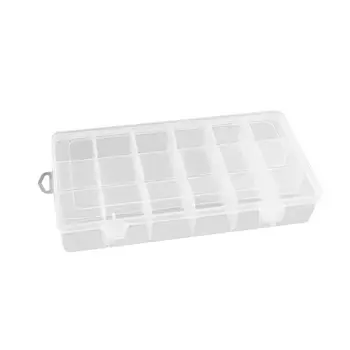 

18 Grids Adjustable Compartment Plastic Jigsaw Puzzle Jewelry Storage Box Earring Bead Screw Holder Case Organizer Container