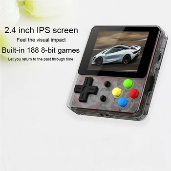 

LDK 88FC handheld video game console built-in 188 8-bit FC games 2.4 inch IPS screen children's gift Support TV