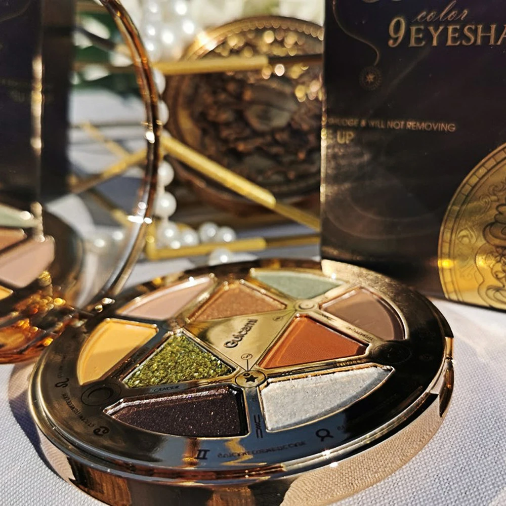 GUICAMI Matte Pearlescent Eye Shadow Waterproof Palette Easy to Color Eyeshadow Beauty Makeup Eye Cosmetic Lucky Coin Eyeshadow GUICAMI Matte Pearlescent Eye Shadow Waterproof Palette Easy to Color Eyeshadow Beauty Makeup Eye Cosmetic Lucky Coin Eyeshadow