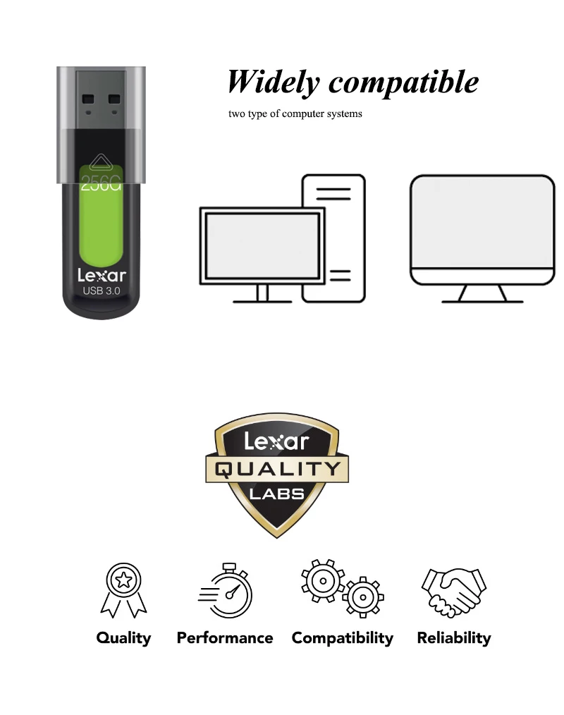 USB 3,0 Lexar S57 USB флэш-накопитель 256 ГБ 128 высокое Скорость 150 МБ/с. 32 GB/64 GB JumpDrive Flash Memory Stick мини U диск флешка