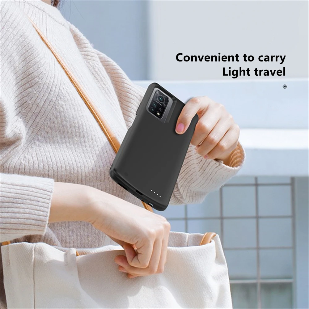 Powerbank Case For Xiaomi Mi 10T Pro 5G Battery Charger Cases 6800mAh External Charging Power Bank Battery Cover for Xiaomi 10T