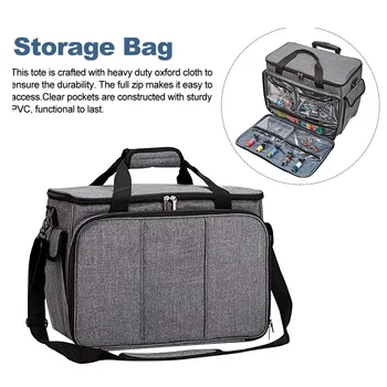 

Storage Large Capacity Portable Sewing Machine Bag Durable Dustproof With Multiple Pockets Carrying Case Travel Universal Home