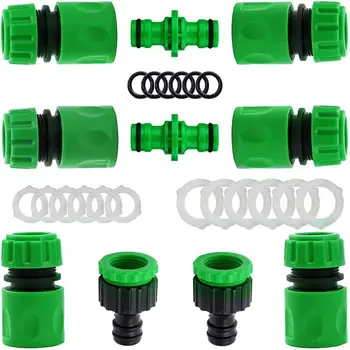 

1/2inch Plastic Hose Connect Garden Plastic Quick Tap Adapter Connector Irrigation Tool Connection 30P