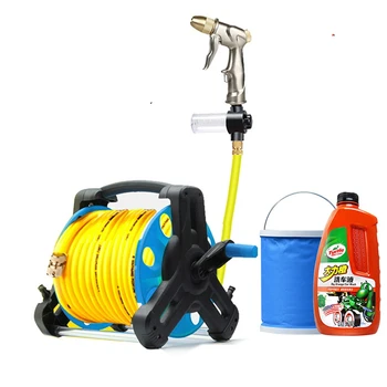 

Style Gardening Garden Watering Vegetable Sprinkler Water Gun Frame Take-up Tube Winding Tube Rack