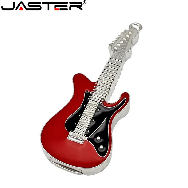 JASTER металлическая гитара USB флэш накопитель музыкальная модель ручка карта
