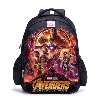 

16 Inch Super Hero Children School Bags Orthopedic Backpack Kids School Boys Girls Mochila Infantil Catoon Bags