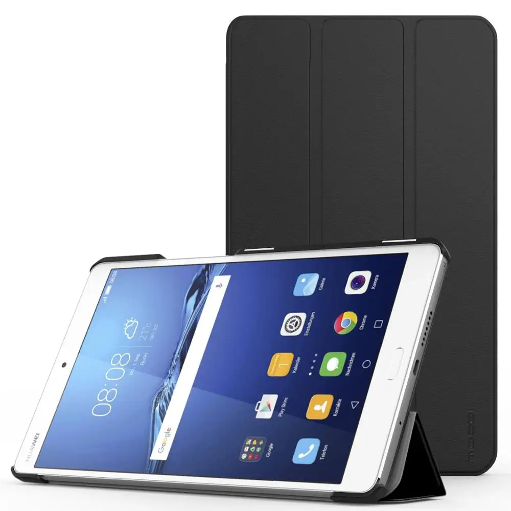 Роскошный чехол Qosea из искусственной кожи с откидной крышкой для Huawei MediaPad M3 8 4