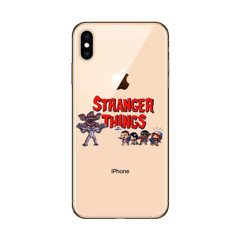 Для iphone 6 7 8 чехол tv Stranger Things Мягкий силиконовый чехол для телефона iphone 11 11Pro X XS Max XR 7Plus 8Plus 6SPlus 5s SE - Цвет: TPU