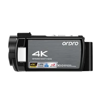 caméra vidéo AE8 4K, caméscope numérique avec Vision nocturne WiF 1