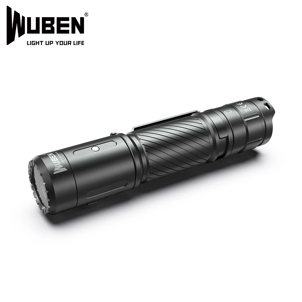 WUBEN C3 LED Flashlight USB C Rechargeable Torch 1200 Lumens IP68