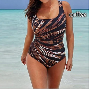

2020 Women Sexy Printed Push-Up High Waist Swimsuit Padded Summer Swimwear Bikini Sets Plus Size 5XL