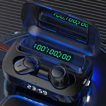 

M13 TWS Wireless Waterproof Bluetooth 5.1 Headset with Microphone LED Display Charging box women Makeup mirror Wireless earphone