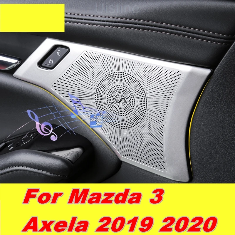 Для Mazda3 Axela 2019 2020 Автомобильная дверь звуковой динамик декоративная крышка