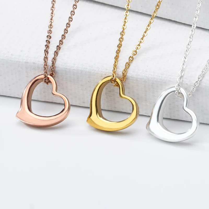 

Vsco Girl Hollow Heart Choker Pendant Necklaces For Women Charm Chain Clavicle Collar Statement Fashion Necklace 2019 Jewelry