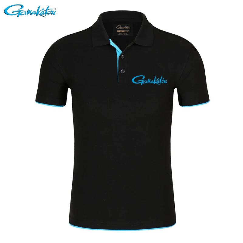 Gamakatsu футболка брендовая рыболовная футболка-поло быстросохнущая дышащий для занятий спортом на улице мужская одежда рыболовная футболка с короткими рукавами