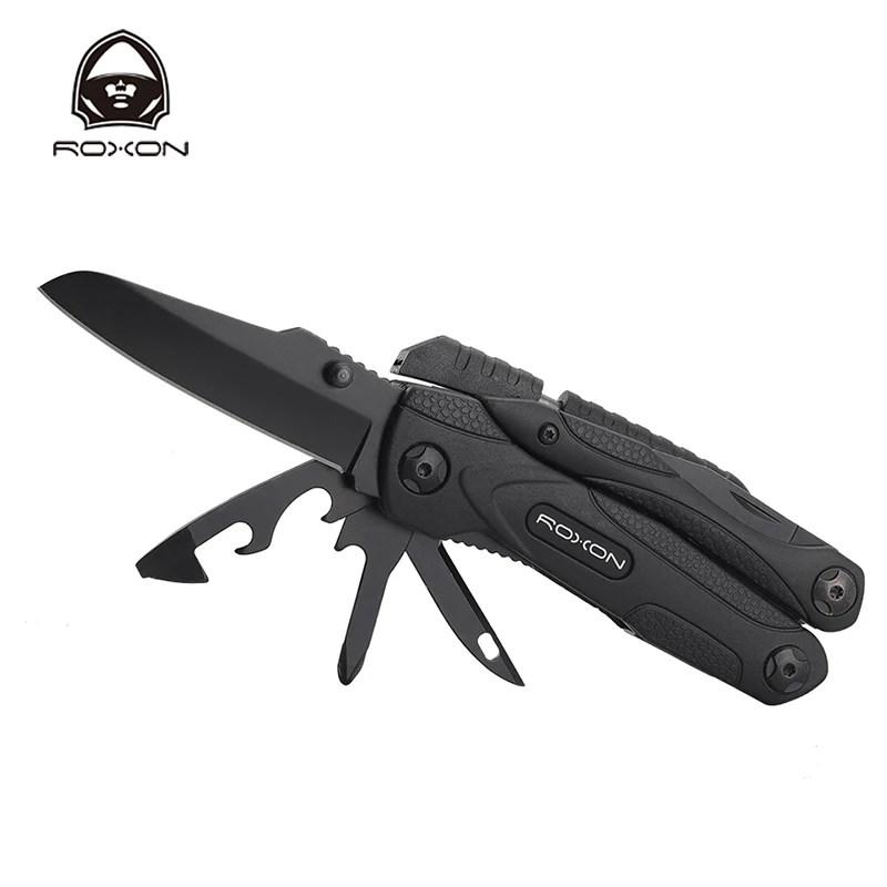 Мультиинструмент Roxon CM1349 SPARK многофункциональные плоскогубцы, 14-в-1 многофункциональные инструменты, складные плоскогубцы, многофункциональный на открытом воздухе Выживание Портативный набор мультиинструмент Multi Tool
