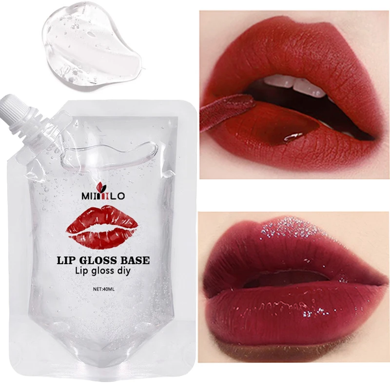透明リップグロスベースオイルのためのスティッキーdiyリップクリーム素材リップグロスリップグロス手作り液体口紅ツール Aliexpress Mobile
