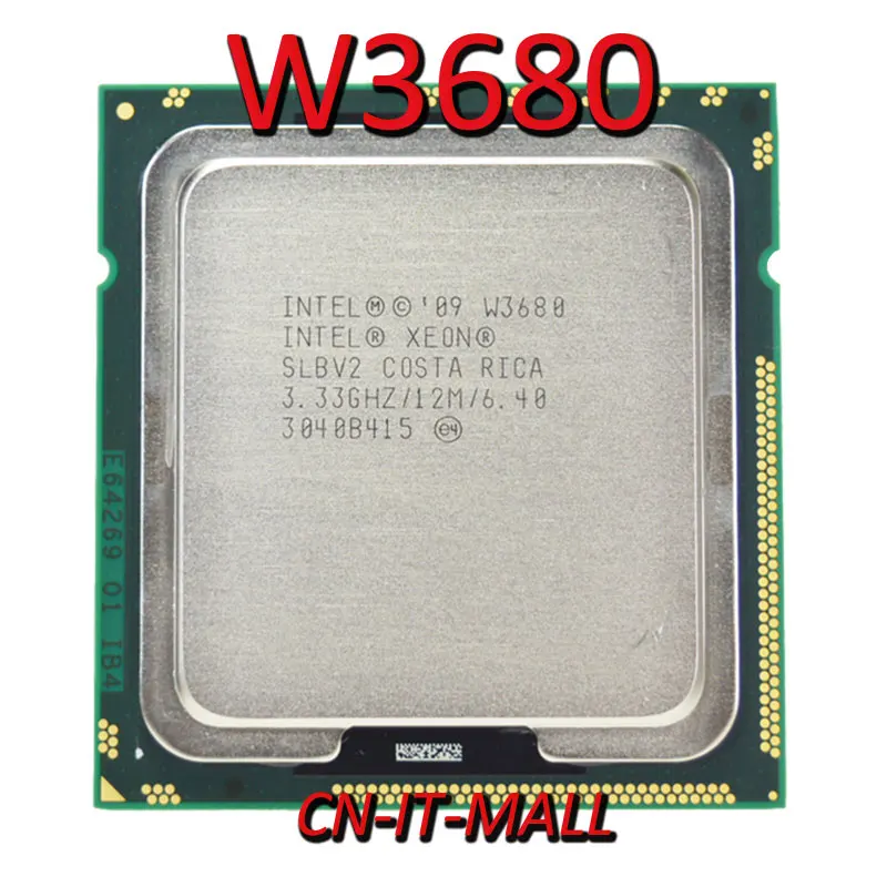 Pull Xeon W3680 CPU 3 33 GHz 12M 6 Core 12 Threads LGA1366 процессор | Компьютеры и офис