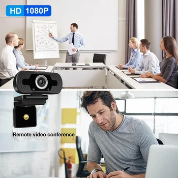 

1080p Hd Mini Webcam Conference Webcam Laptops Desktops Webcam With Microphone For Live Video Conference Fast Shipping