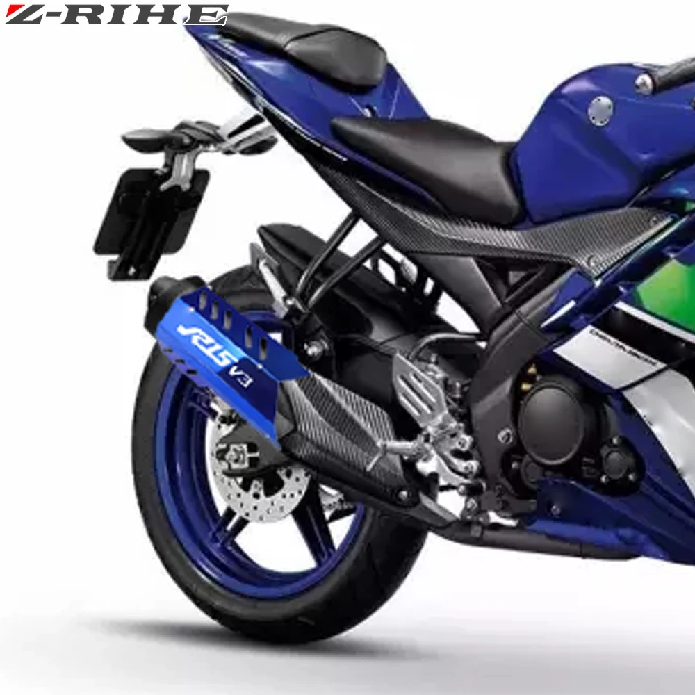 Мотоциклетные аксессуары для Yamaha YZF R15 V3 2017 2018 2019 2020 алюминиевая крышка выхлопной