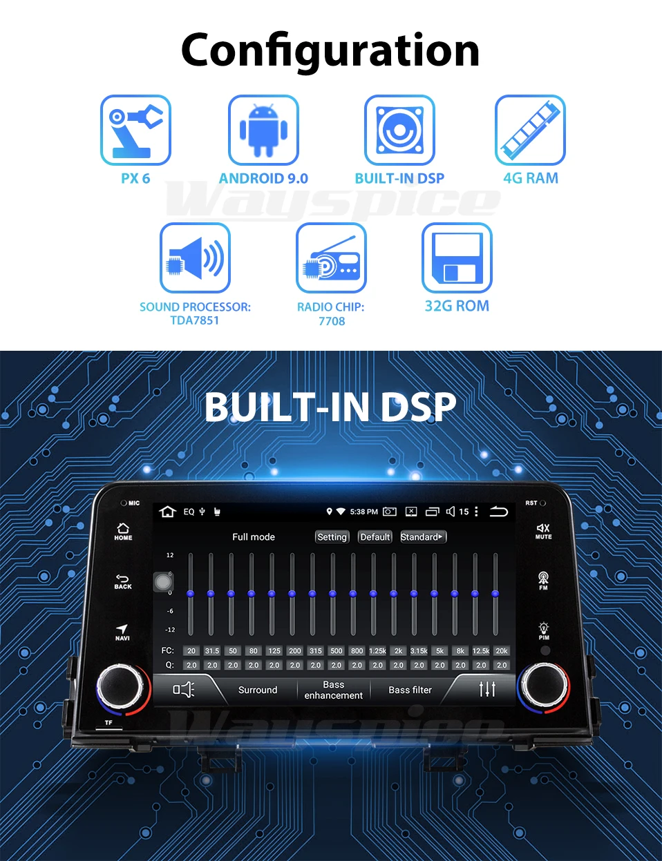 Автомобильный dvd для Kia Picanto gps навигация автомобильный мультимедийный плеер Видео Радио плеер Android 9,0 PX6