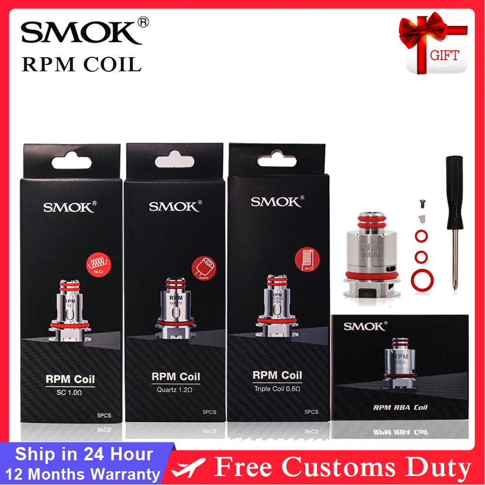SMOK-Cabeza de evaporador RPM40 RBA RPM, resistencia electrónica, núcleo de resistencia para atomizador RPM4 Nord 4 X, Original
