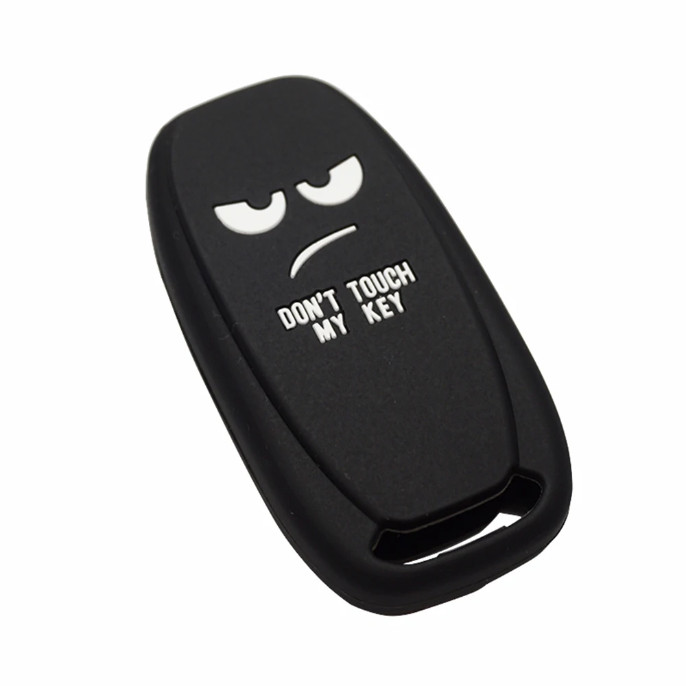Cocolockey силиконовый чехол для автомобиля с надписью Don't Touch My Key держатель Audi A3 A4 A5