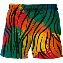 Short de plage unisexe à séchage rapide, série forêt tropicale d'été pour hommes, imprimé en 3d, vêtements décontractés à la mode pour la natation, nouvelle collection 903 