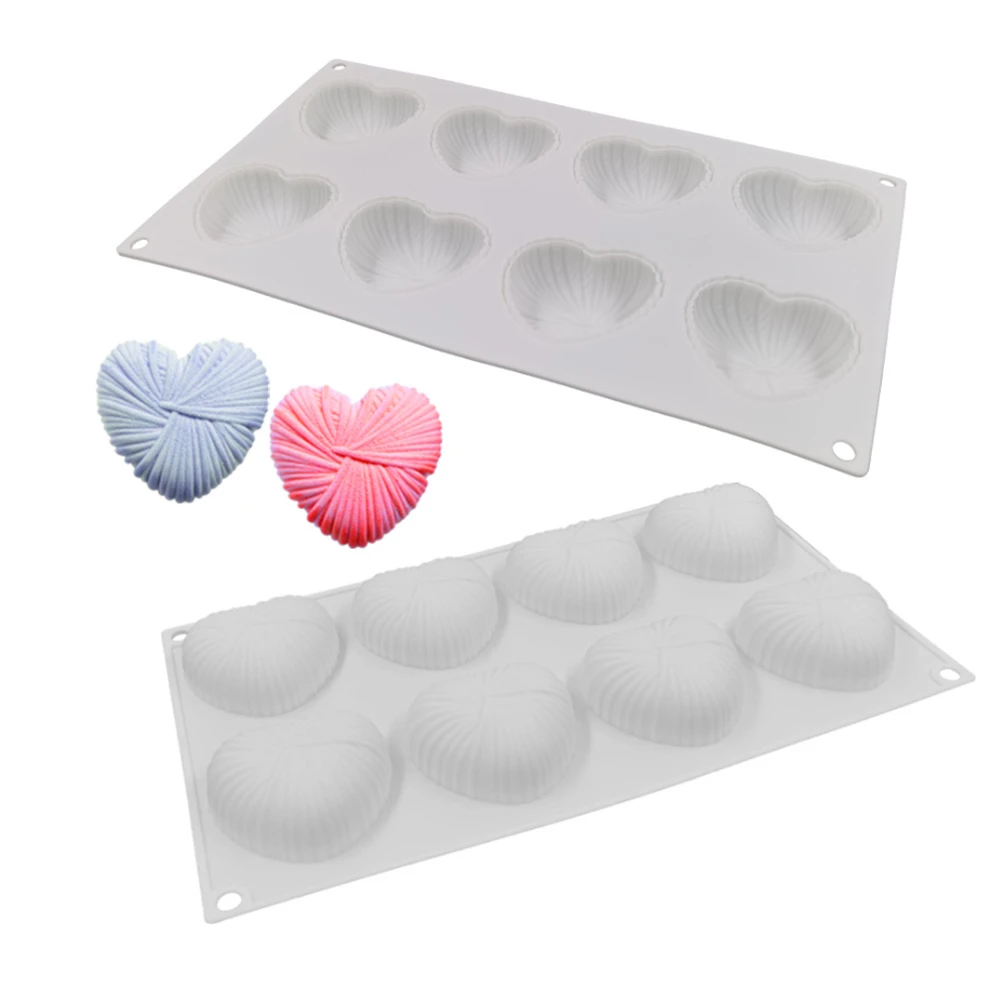 

Heart Shape Mousse Mould Love Heart Shape Silicone Cake Mold Lovers Anniversary Pastry Baking Tools Valentine's Day Dessert Mold