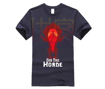 

2019 hot men shirt WORLD OF WARCRAFT FOR THE HORDE SHIRTS